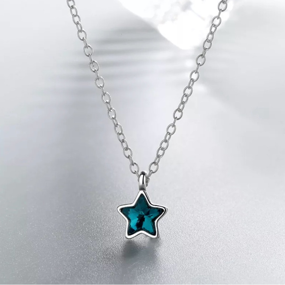 Blue Star Necklace